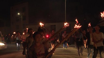 四川攀枝花彝家小镇过激情火把节