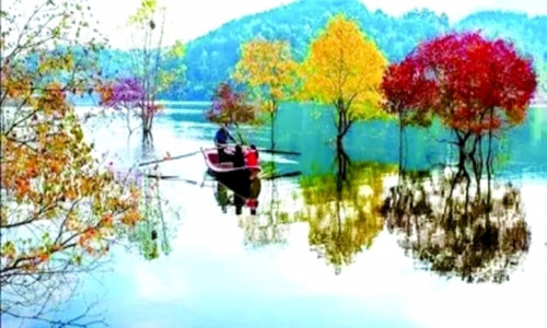 湖北罗田秋景如梦如幻 美过九寨沟