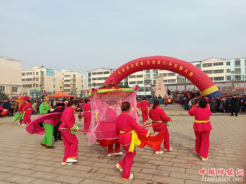 <b>河南漯河市郾城区孟庙镇举办2019年春节民舞大赛</b>