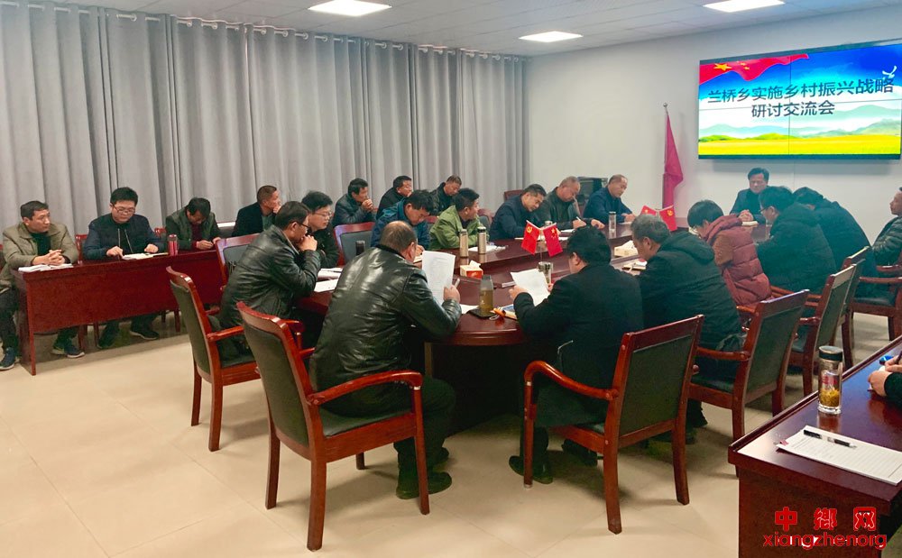 <b>安徽省怀远县兰桥乡召开实施乡村振兴战略研讨交流会</b>
