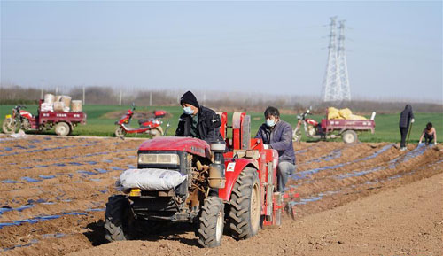 <b>西安：春耕正忙</b>