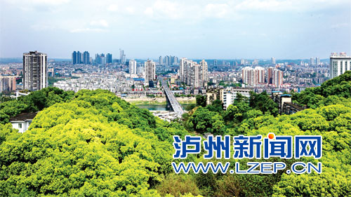 沱江新城龙马潭片区全景