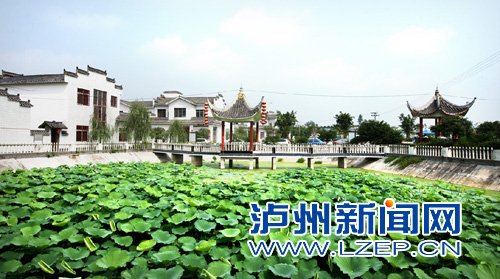 泸县龙华新农村。记者 牟科 摄