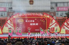 <b>泸县福集镇举行“欢天喜地 福集美”专场演出</b>