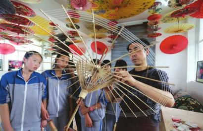 分水油纸伞制作技艺传习