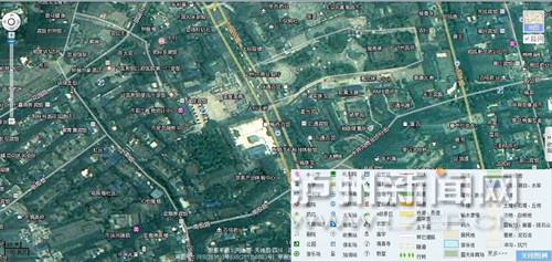 泸州版天地图水井沟部分截图