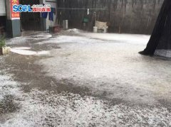 <b>广元旺苍突降冰雹 直径比黄豆还大</b>