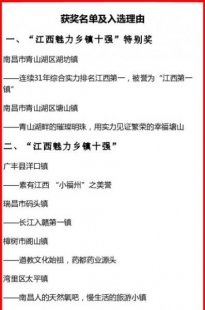 瑞昌市码头镇入选“江西魅力乡镇十强”