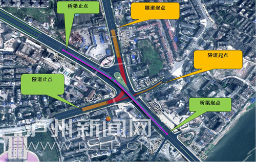 明珠广场拟改造方案示意图