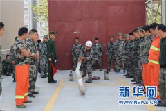 贵州凯里：开展乡镇政府志愿消防队业务技能比武竞赛