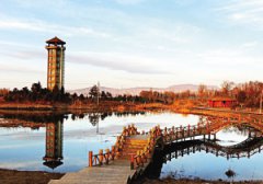 甘肃张掖：半城芦苇半城塔  戈壁苏杭胜三分！