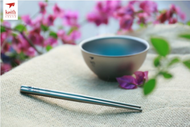 铠斯keith推出2016年新品--钛便携方筷