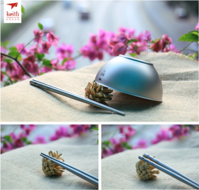 铠斯keith推出2016年新品--钛便携方筷