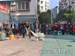 重庆渝北消防宣传进乡镇 普及冬季防火知识