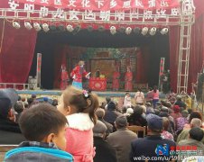 河南安阳四股弦剧 农民倾情唱大戏