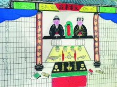 <b>品青岛年味：祭祖请轴子　农家贴窗花</b>