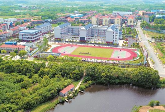 图文：武汉偏远乡镇崛起最美寄宿小学