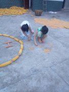 重庆：大写的服气！万州农村小姐妹花式晒玉米