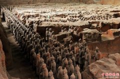 <b>“兵马俑”闪现伦敦推广陕西旅游</b>