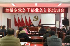 <b>安徽：怀远县兰桥乡组织基层党务干部学习十九大报告</b>