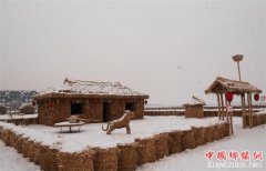 <b>吉林农民3万捆稻草建“稻草公园”</b>
