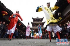 <b>阆中古城：年俗表演闹新春</b>