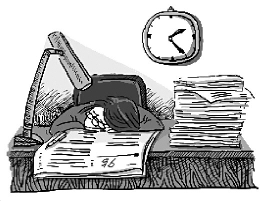 教师通宵批改试卷猝死家中 其妻申请工伤获法院支持