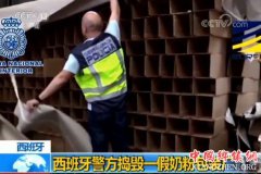 <b>西班牙警方捣毁假奶粉工厂 8吨假货多销中国</b>
