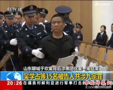 <b>“于欢案”背后团伙涉黑案一审宣判:主犯吴学占被判25年</b>