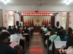 <b>陕西省杏林镇：组织开展创建森林城市问卷调查活动</b>