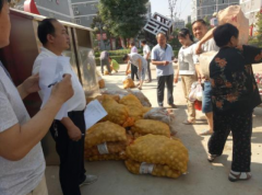 <b>陕西：华州区杏林镇新民小镇向109户贫困户免费发放土豆</b>