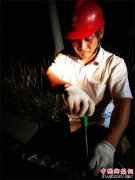 <b>山东郯城：抢修光缆为“世界杯”服好务</b>