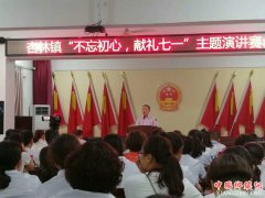 <b>陕西：华州区杏林镇举办“不忘初心•献礼七一”主题演讲比赛</b>