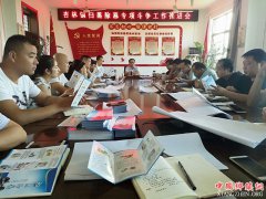 陕西华州区杏林镇：召开扫黑除恶专项斗争工作推进会