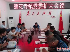 陕西华州区莲花寺镇：召开扫黑除恶专项行动推进会