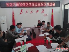 陕西华州区莲花寺镇：召开禁燃区燃煤设施拆改推进会