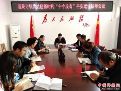 陕西华州区莲花寺镇：召开重点工作部署会