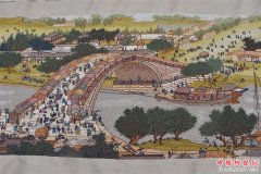 家庭主妇7年绣出21米“清明上河图”