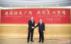 <b>汪洋率中央代表团出席向广西壮族自治区赠送纪念品仪式</b>