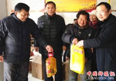 安徽省龙扬镇开展“情系贫困户 新春送温暖”走访慰问活动