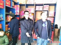 陕西华州区杏林镇开展春节前烟花爆竹专项整治