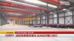 江苏：减税降费精准落地 实体经济聚力前行