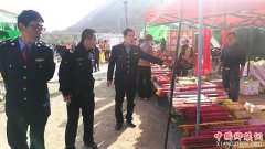 陕西华州区莲花寺镇：全力以赴做好宁山寺庙会安保工作