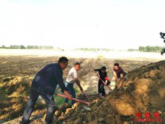 安徽汴河街道：禁烧人员义务修通进田坡道解村民“三夏”生产难题