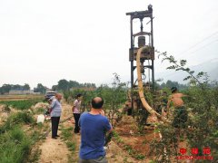 陕西华州区莲花寺镇南寨村：在包联单位的帮扶下 灌溉工程顺利推进