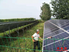 五河县临北回族乡开展光伏电站运维情况排查