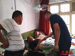 陕西杏林镇开展“八一”慰问退伍军人活动