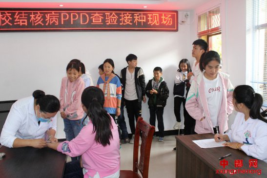 安徽：界首市结核病筛查宣传进校园