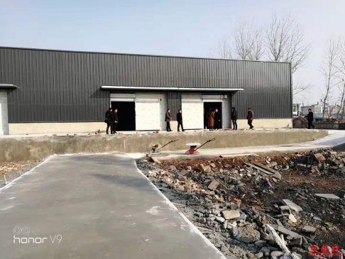 安徽省符离镇对皖豆香冷库项目进行验收