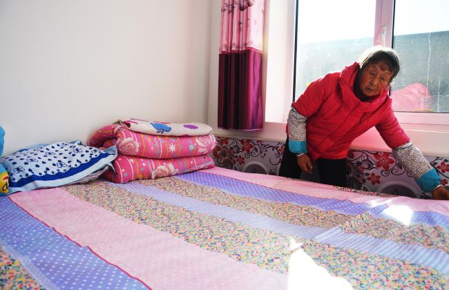 张腊花家危房改造后的新居干净整洁